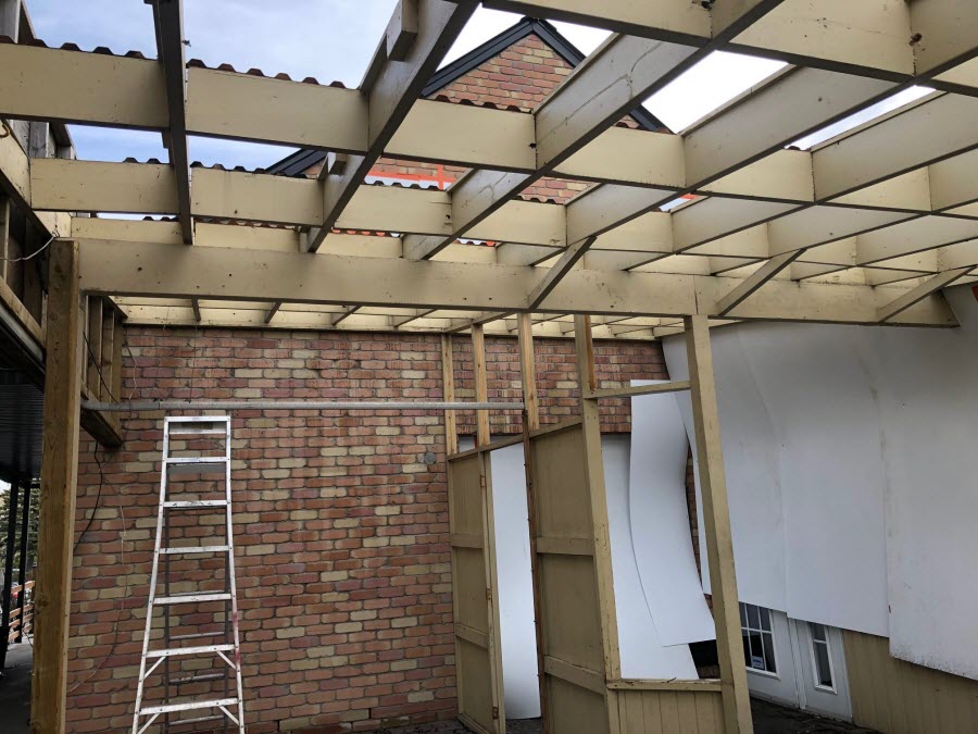 SABLAGE AU JET BOIS (AVANT)